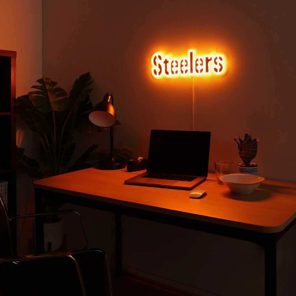 Pittsburgh Steelers LED Neon Light Up Sign