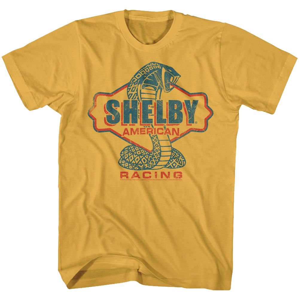 Carroll Shelby Old Sign Style - Ginger - Adult Tshirt