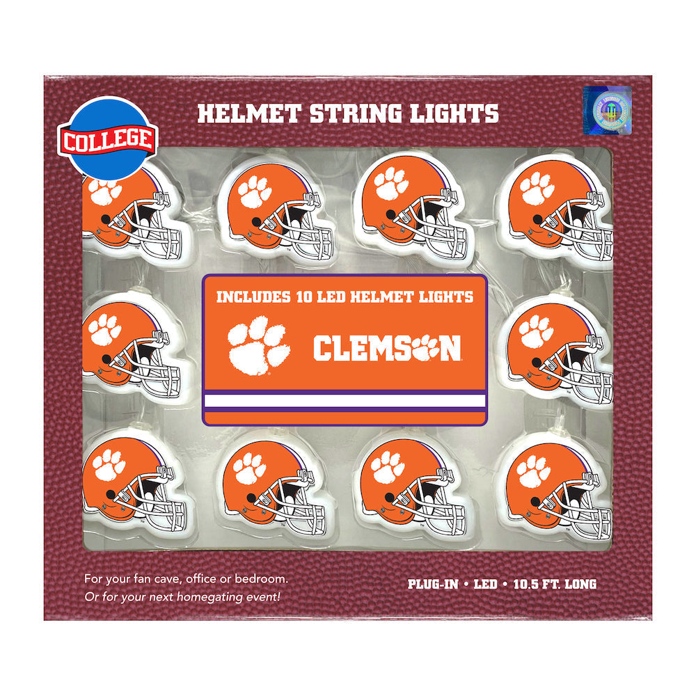 Clemson Tigers Helmet String Lights