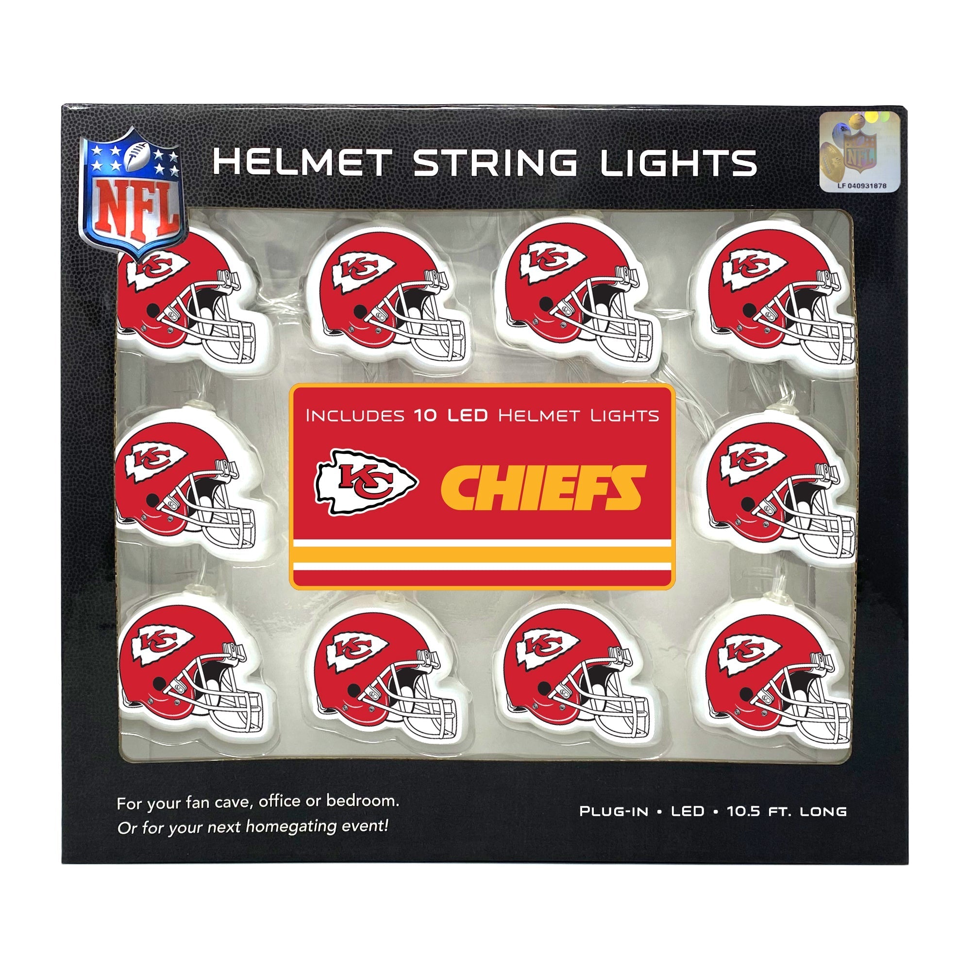 Kansas City Chiefs Helmet String Lights