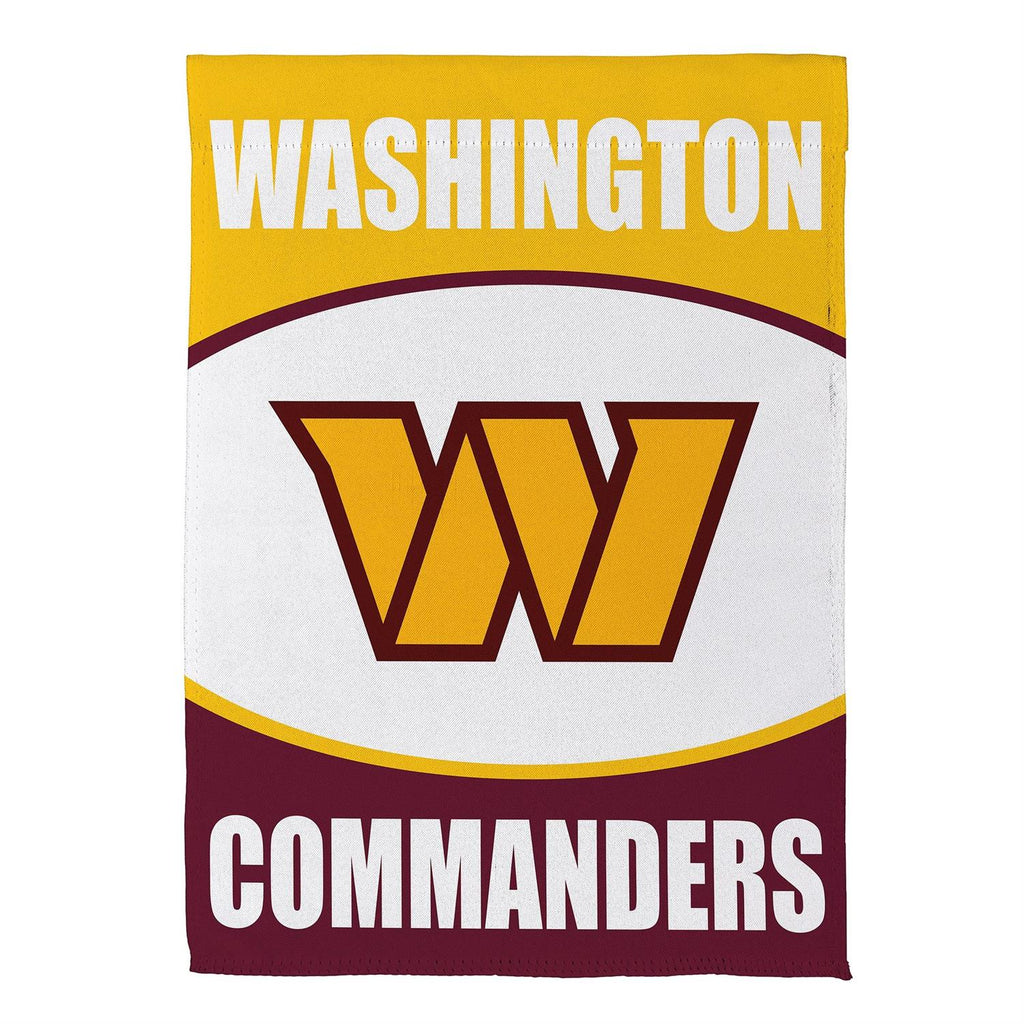 Washington Commanders Suede Garden Flag