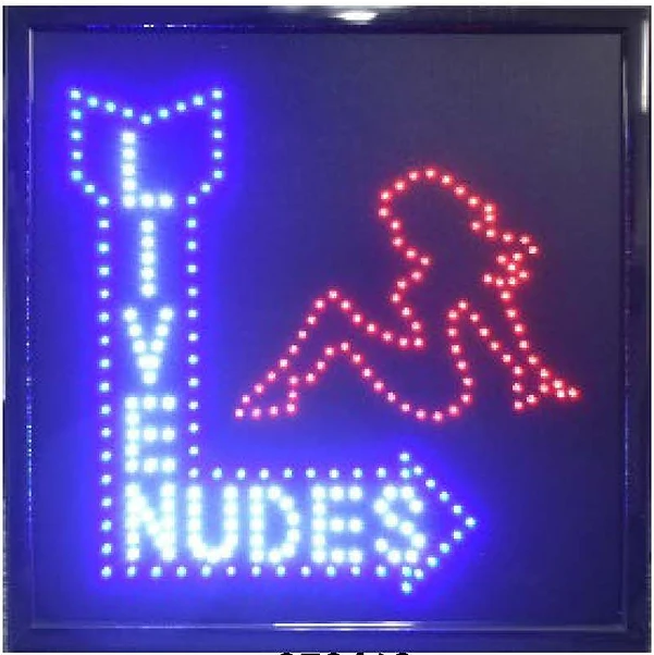 Live Nudes LED Sign