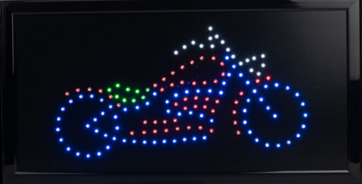 Chopper LED Sign
