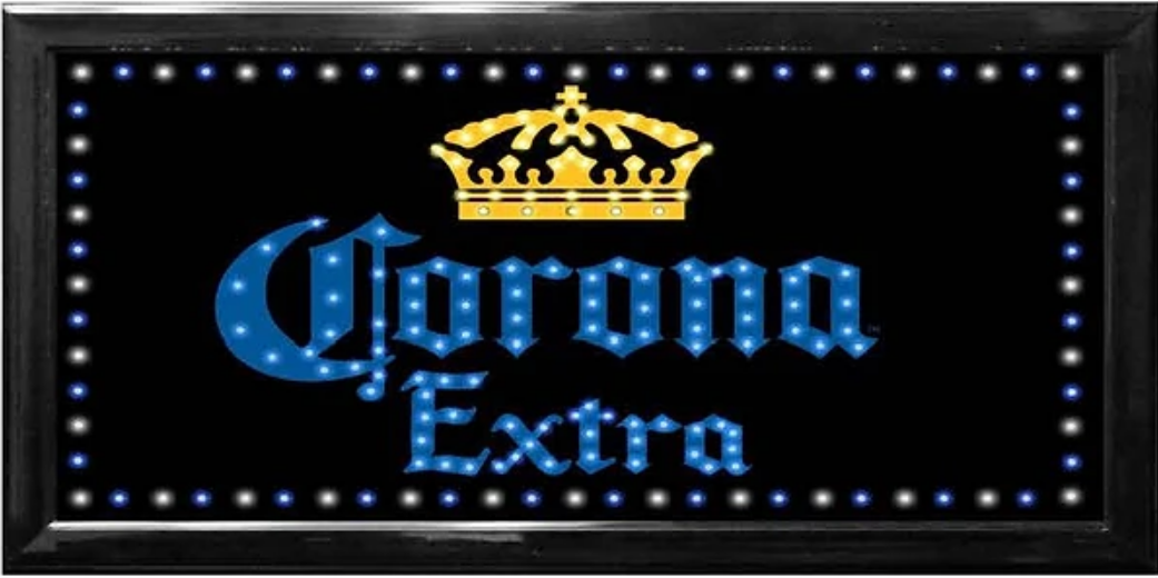 Corona LED Sign