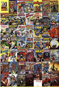 Marvel Comics 70 Years Poster