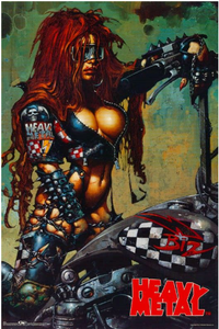 Heavy Metal Bike Poster