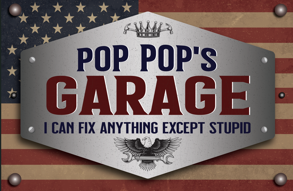 Pop Pop's Man Cave Wall Decor