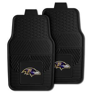Baltimore Ravens 2 Piece Utility Car Mats - Front