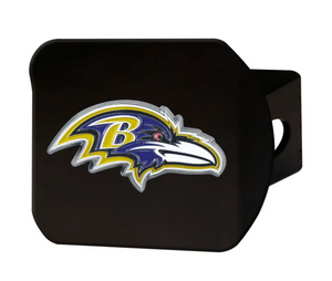 Baltimore Ravens Hitch Cover - Black
