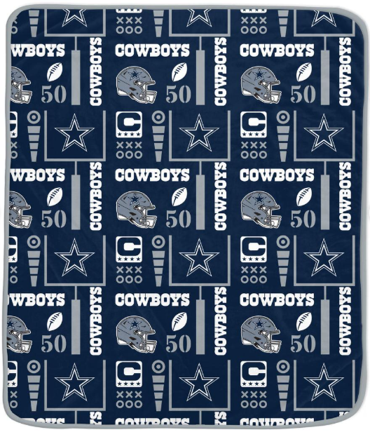Dallas Cowboys Team Spirit Super Soft Plush Throw Blanket – 60" x 70"