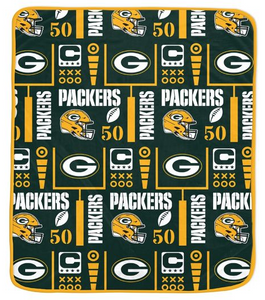Green Bay Packers Team Spirit Super Soft Plush Throw Blanket – 60
