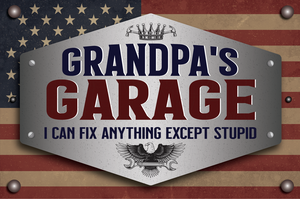 Grandpa's Man Cave Wall Decor