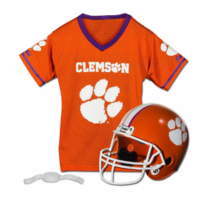 Clemson Tigers Franklin Sports Youth Helmet & Jersey Set Ages 5-9
