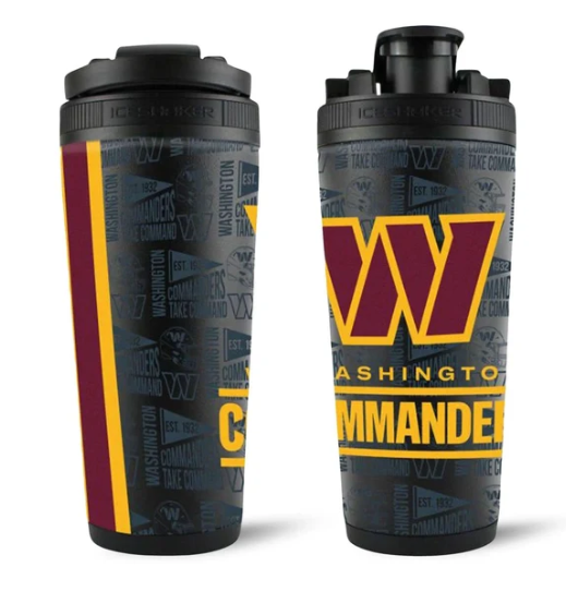 Washington Commanders Sports 4D Ice Shaker 26oz