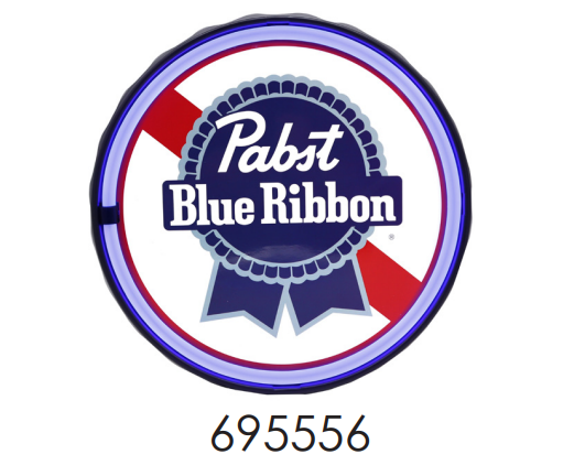 Pabst Blue Ribbon LED Bar Rope Sign