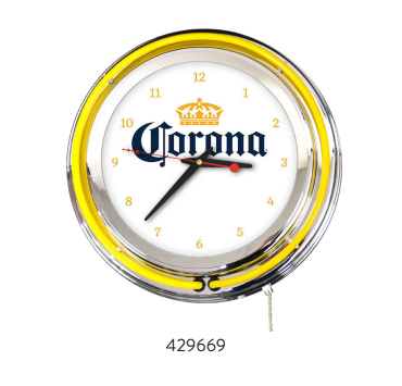 DOUBLE NEON CLOCK