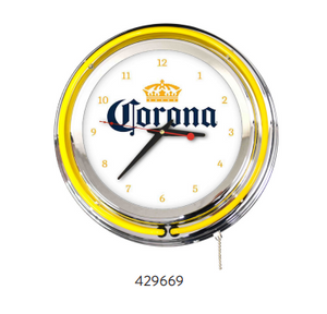 DOUBLE NEON CLOCK