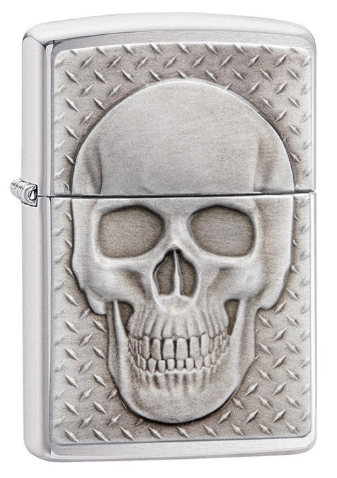 Skull with Brain Surprise Zippo Lighter