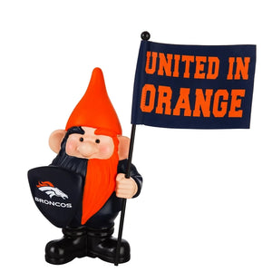 Denver Broncos Flag Holder Gnome
