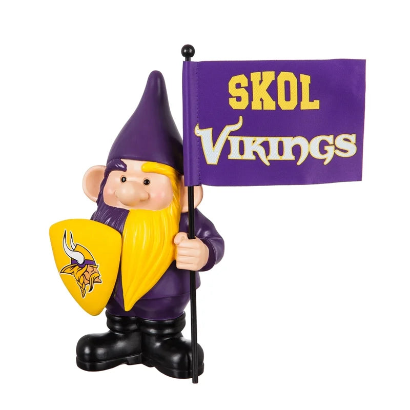 Minnesota Vikings Flag Holder Gnome