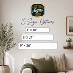 Personalized Family House Sign – Custom Vintage Metal Sign
