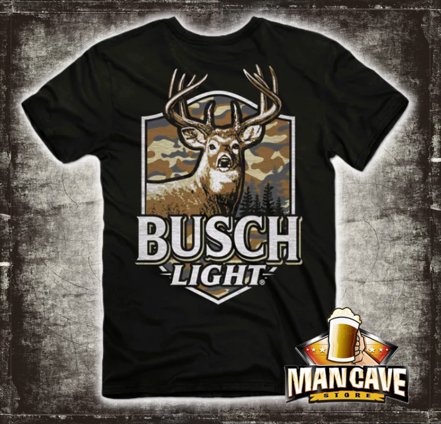 Busch Light – Buck Camo T‑Shirt