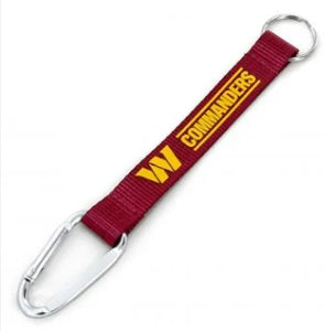 Washington Commanders Carabiner Keychains