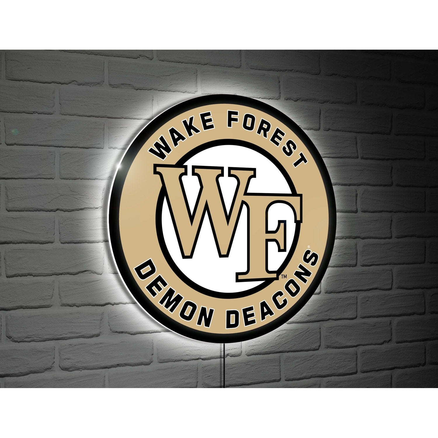 LED WALL DECOR ROUND - WAKE FOREST