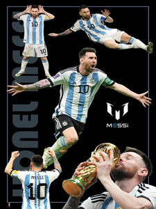 Lionel Messi Number 10 Poster
