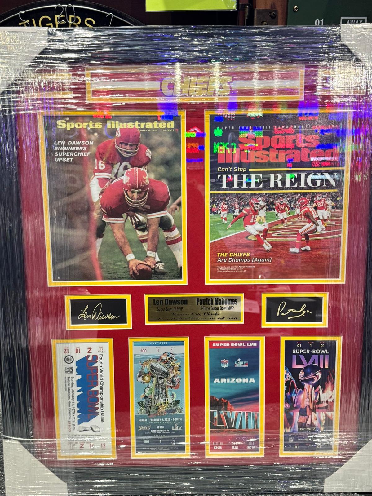 Kansas City Chiefs Super Bowl 2022 Champions Large Frames