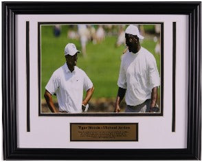 Michael Jordan And Tiger Woods Small Frames