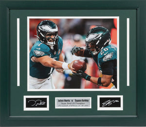 Philadelphia Eagles LIX Champions Jalen Hurts & Saquon Barkley Medium Frames