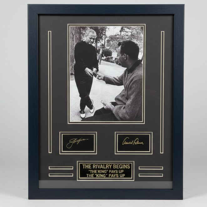 Golf Legends Jack Nicklaus and Arnold Palmer Engraved Signature Medium Frames