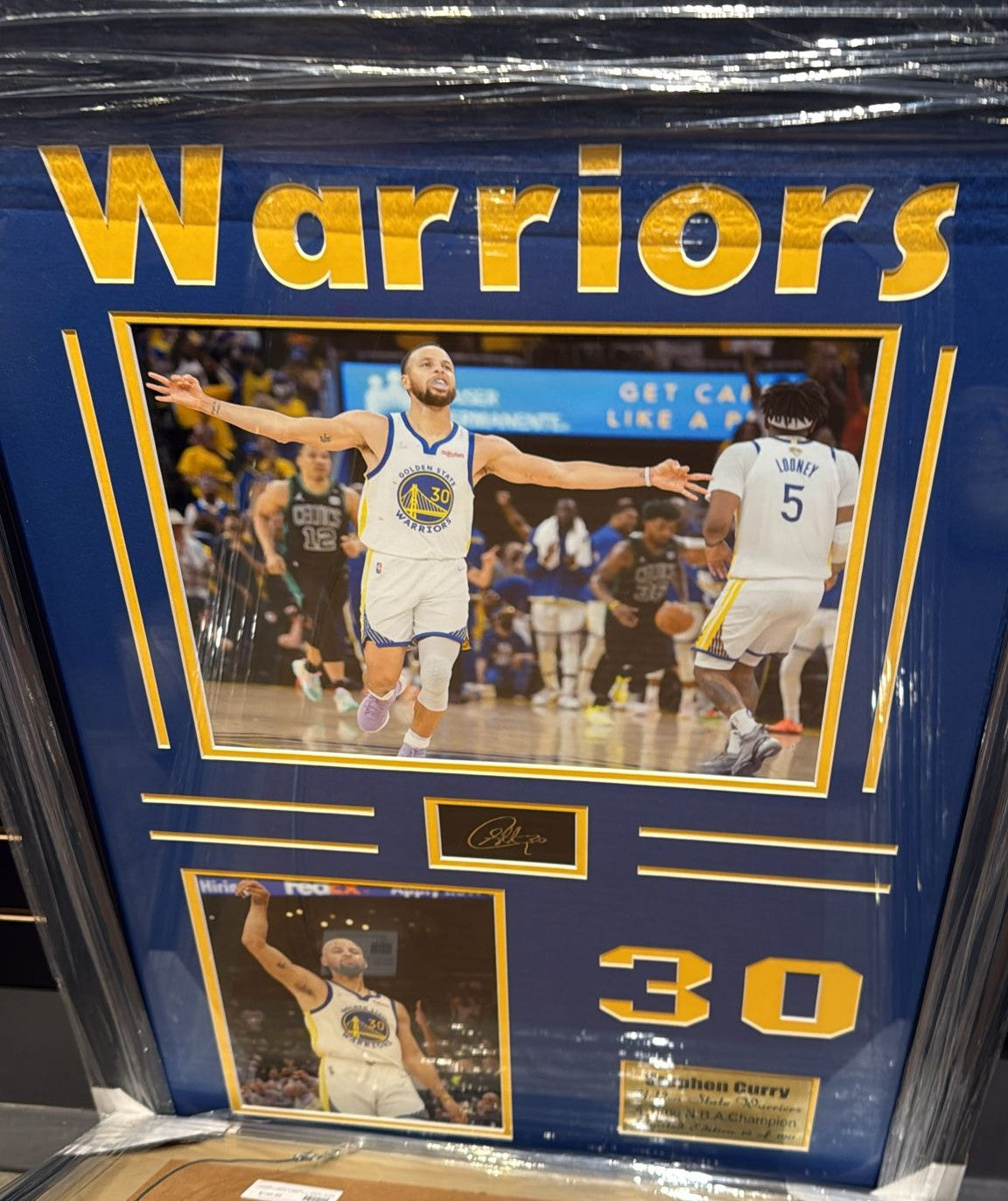 Golden State Warriors Steph Curry Frame Large Frames – ManCave Store