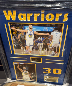 Golden State Warriors Steph Curry Frame Large Frames
