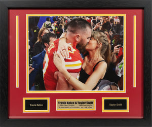 Kansas City Chiefs Travis Kelce & Taylor Swift Super Bowl Kiss Medium Frames