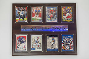 Buffalo Bills All Time Great Card Plaque