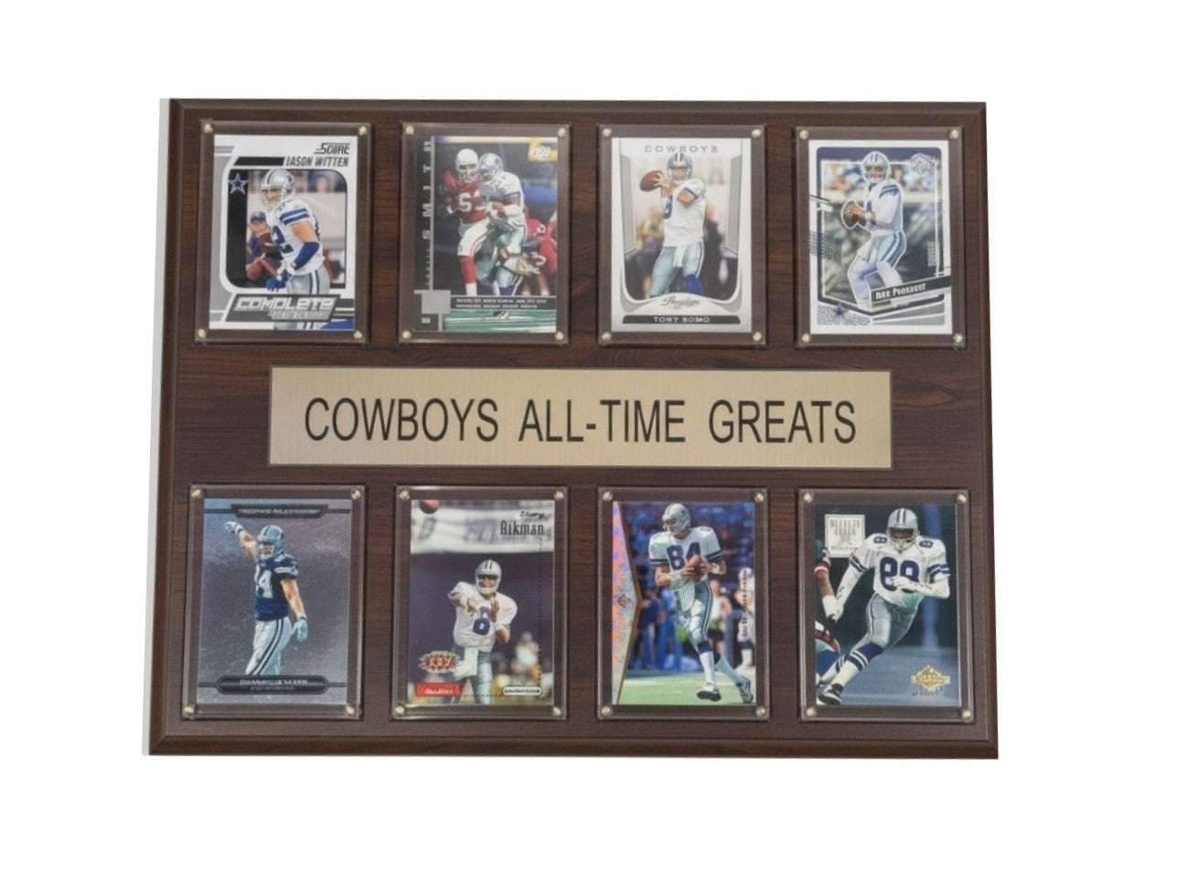 Dallas Cowboys All Time Great Card Plaque