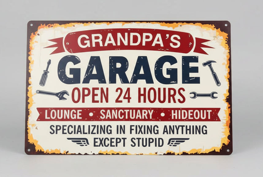 GrandPa's Garage Open 24 Hours
