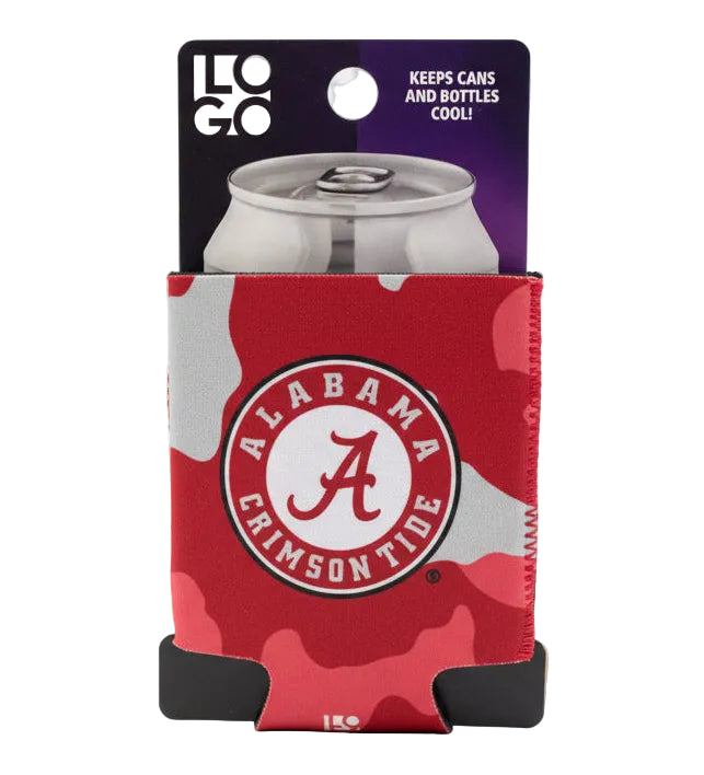 Alabama Crimson Tide Color Camo Can Coozies