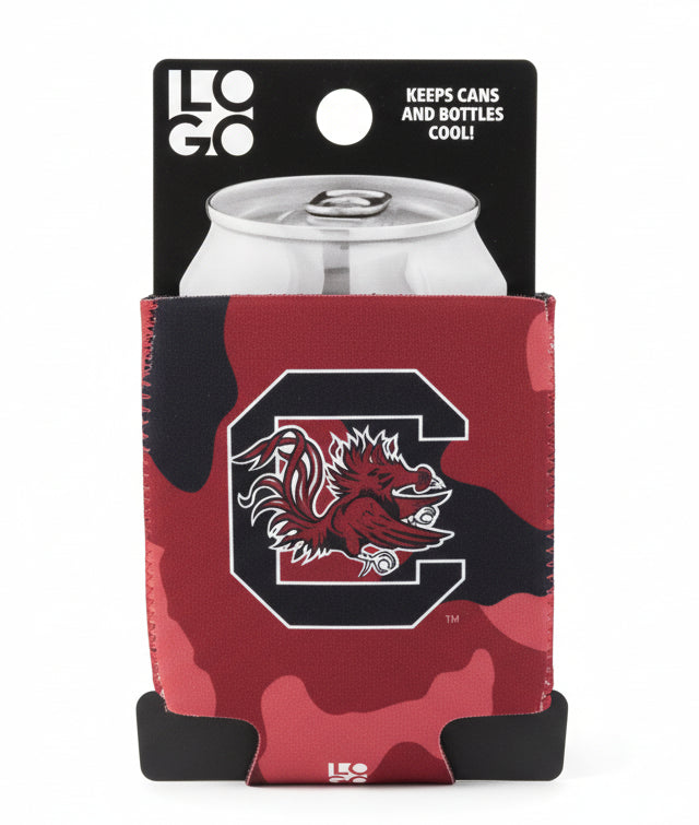 South Carolina Gamecocks Color Camo Can Coozies