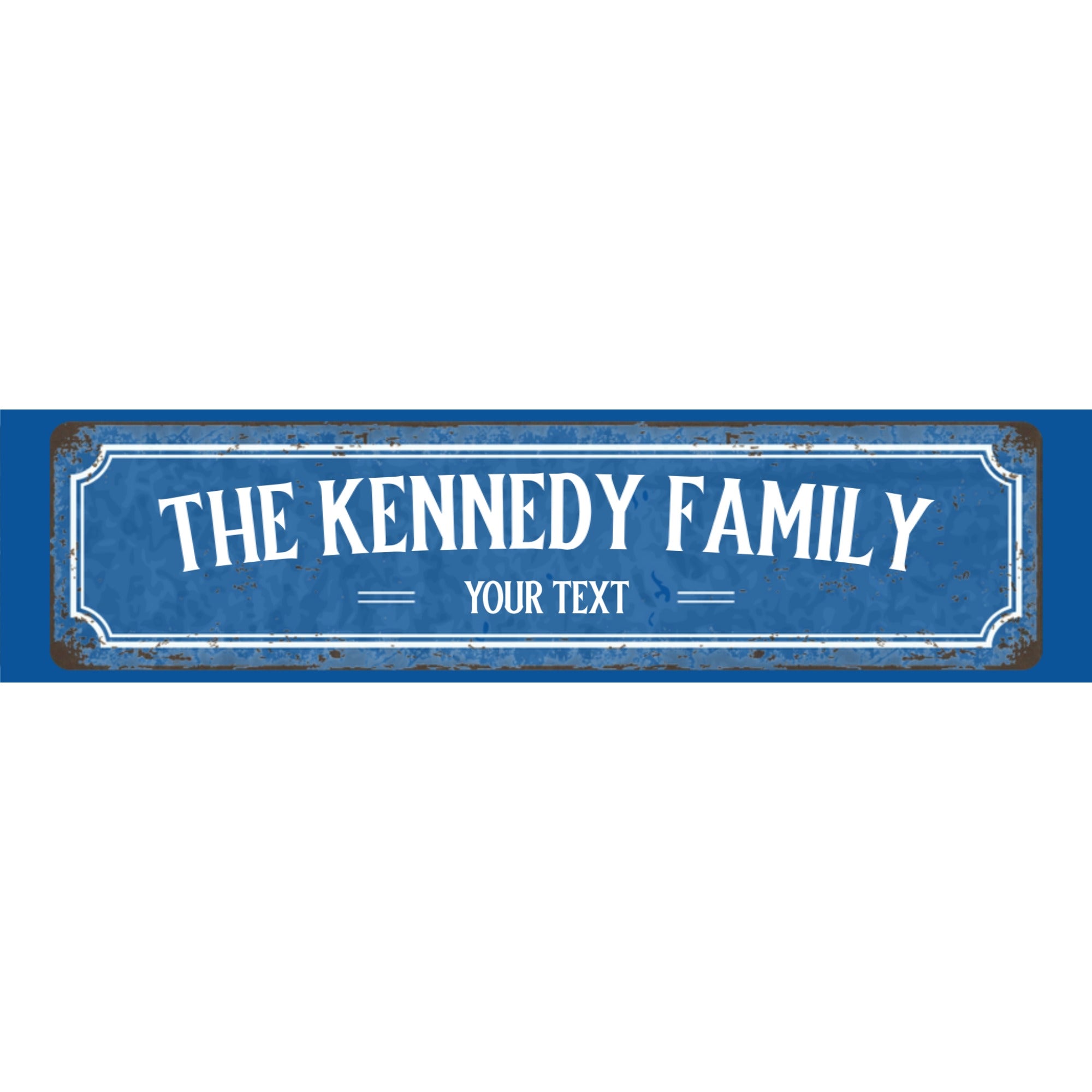 Personalized Family House Sign – Custom Vintage Metal Sign