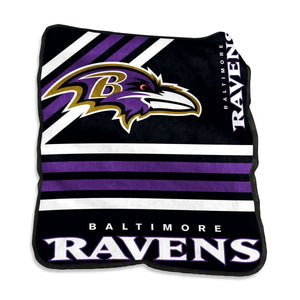 Baltimore Ravens Raschel Throw Blanket