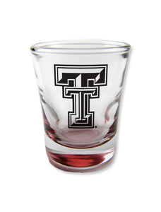 Texas Tech Red Raiders Sports Clear Shot Glass