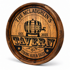 Personalized Tavern Barrel Sign – Strong Ales & Tales