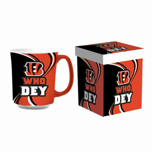 Cincinnati Bengals 14oz Ceramic Mug with Matching Box