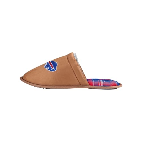 Buffalo Bills Brown Suede Slippers