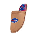 Buffalo Bills Brown Suede Slippers