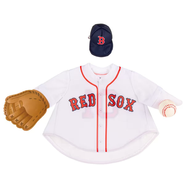 Boston Red Sox Game Day Goose Outfit – Baseball Jersey for Porch/Lawn Goose Statue