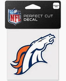 Denver Broncos Perfect Cut Color Decal 4